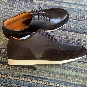 JAK Leather Black Sneakers size 8.5 Men Brand New